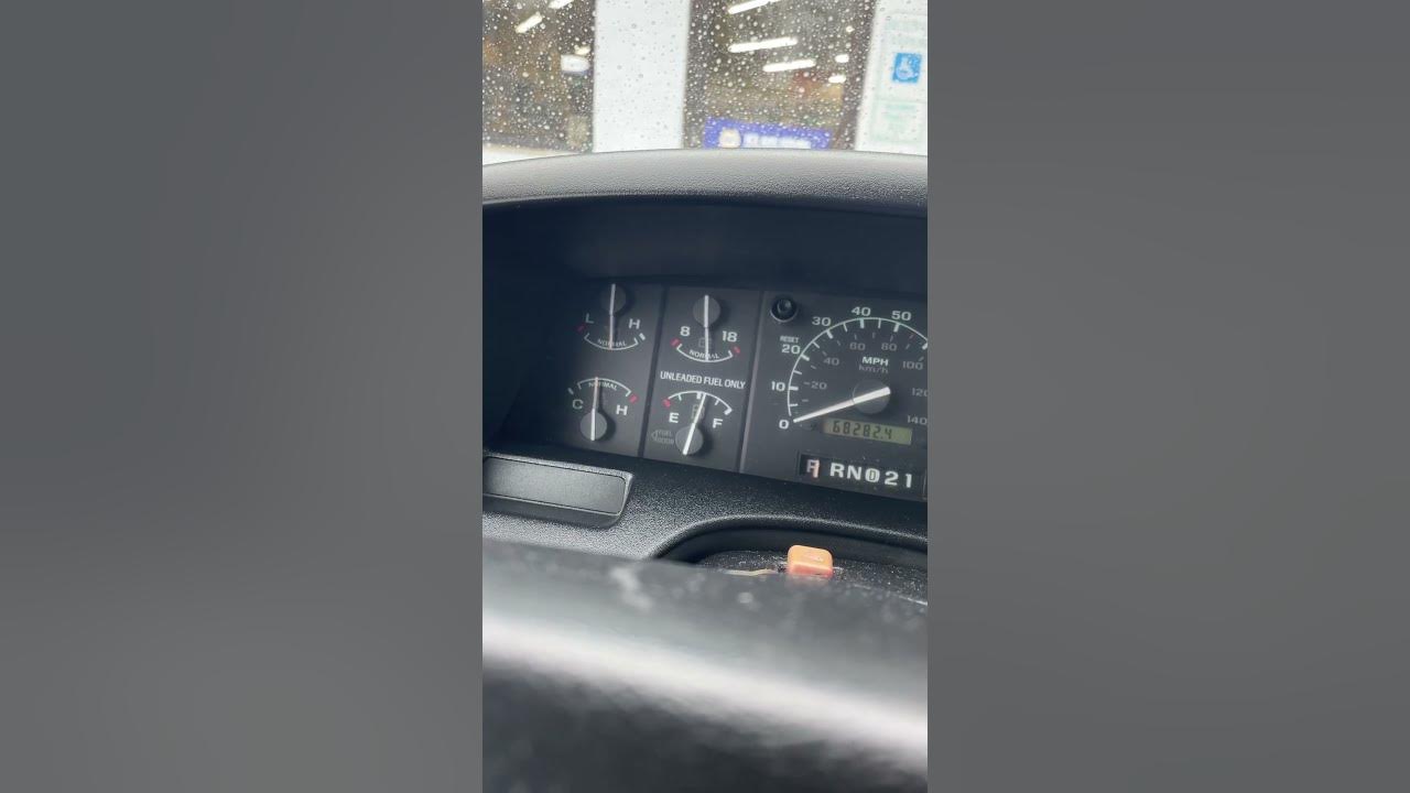 Battery Gauge moves when using power windows 1994 Bronco YouTube