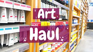 Art Haul at CassArt | Winsor and Newton Field Box