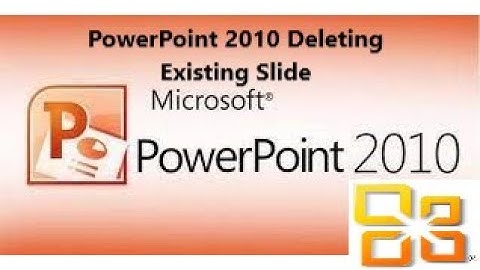 PowerPoint 2010  Deleting Existing Slide  || Tutorial for Beginners ||  Tools For Online Teaching.