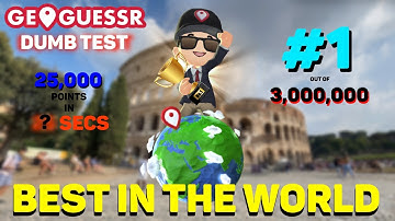 I FINALLY CRUSHED the GEOGUESSR DUMB TEST!