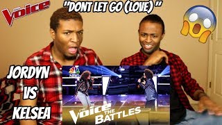 The Voice 2018 Battle  Jordyn Simone Vs Kelsea Johnson Dont Let Go love reaction
