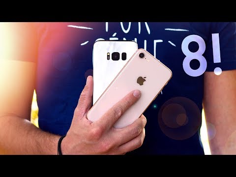 Apple iPhone 8 vs Samsung Galaxy S8 !