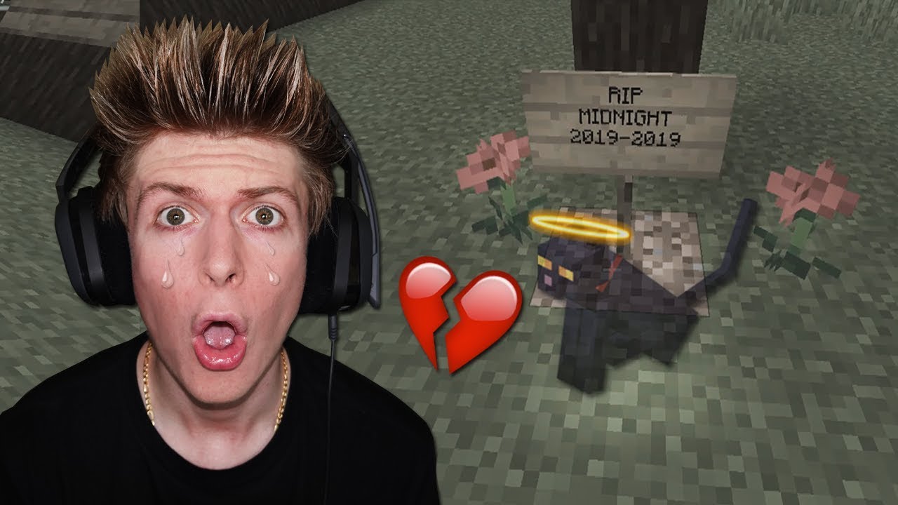My Cat DIED in Minecraft! Episode 15 YouTube