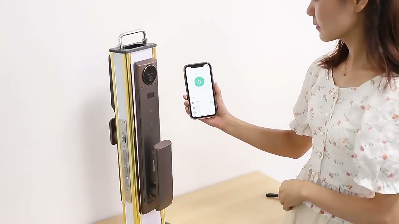 S923 MAX Intelligent 3DFace ID Door Lock with HD Video Intercom, Biometric, RFID, Passcode, Key Veri