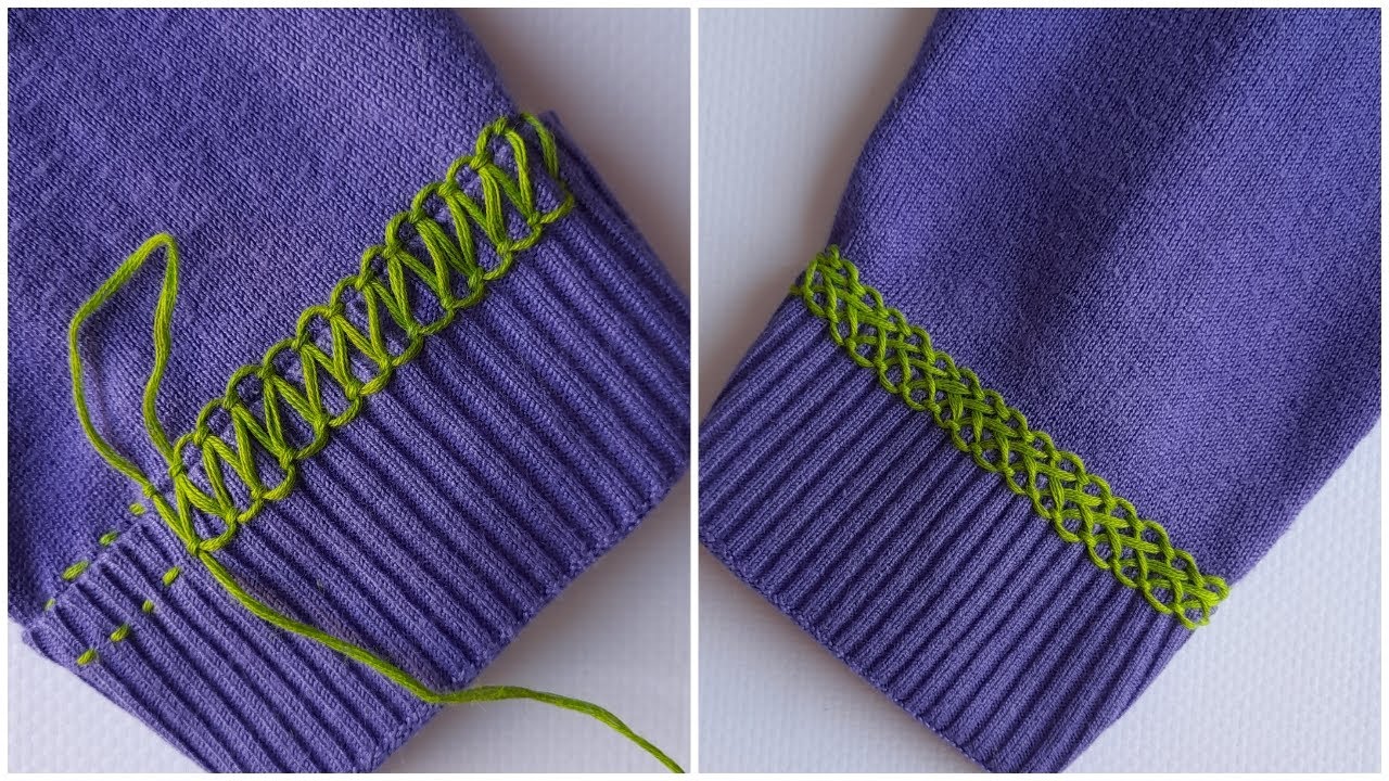 2 Easy Ways to SHORTEN a Sweater SLEEVE without cutting YouTube