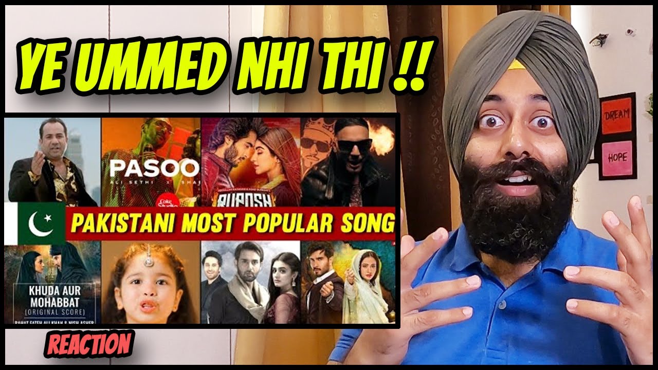 Indian Reaction On Top 10 Most Viewed Song In Pakistan Most Popular 