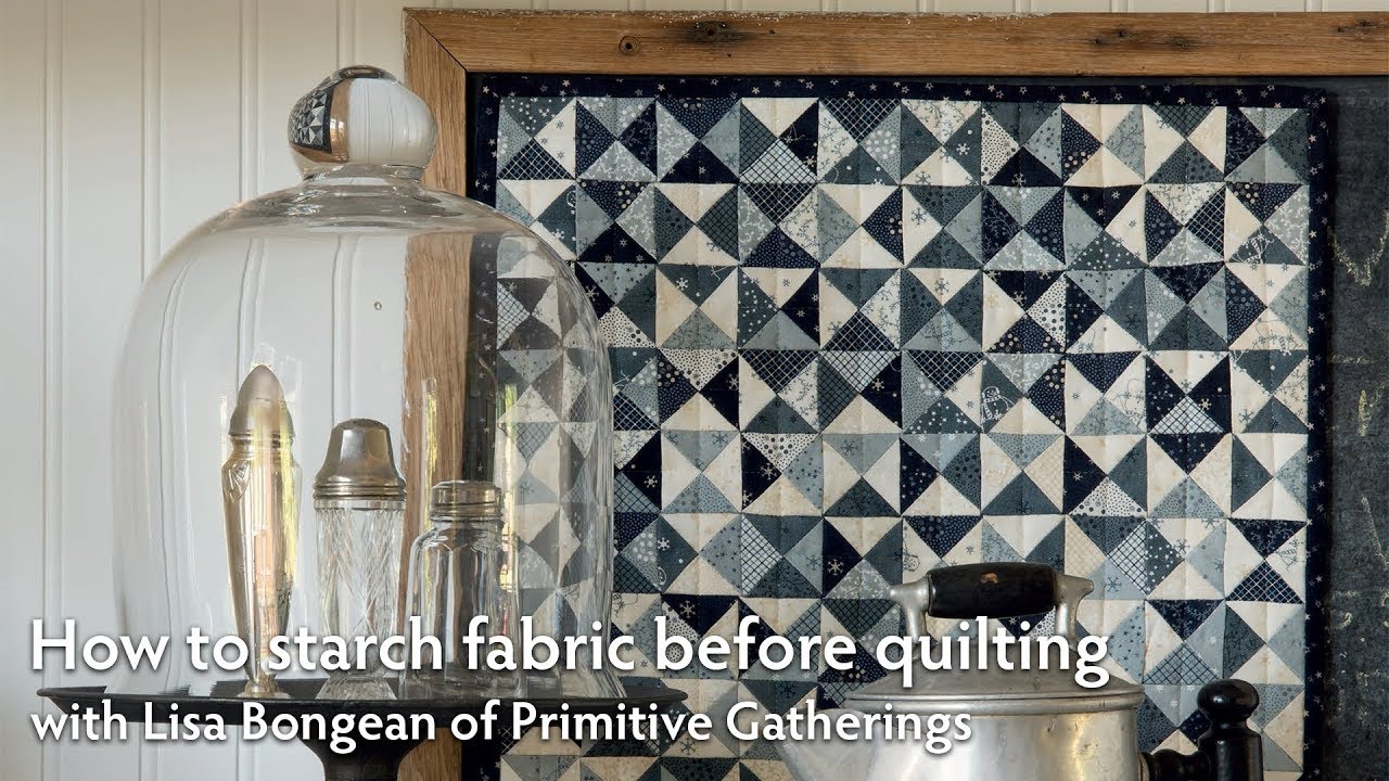 Starching Fabric for Quilting 