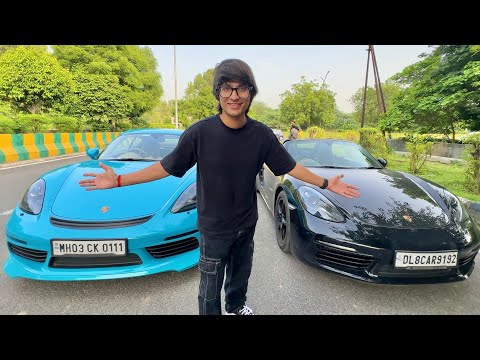 Black Vs Blue Porsche 😃 Drag Race