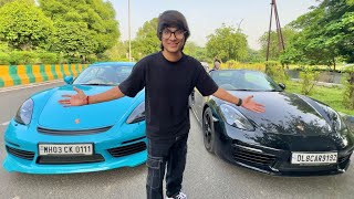 Black Vs Blue Porsche 😃 Drag Race