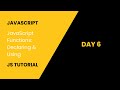 Understanding JavaScript Functions: Basics to Advanced