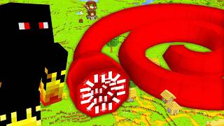 Encontrei a maior cobra do Minecraft!