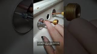 Fixing A Loose Faucet 