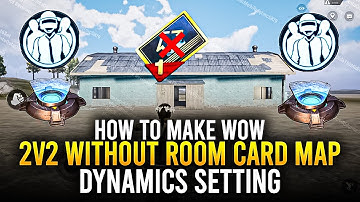 How To Make Wow 2v2 Dynamic No Room Card Map | Wow 2v2 No Room Card Map | Wow No Room Card Map