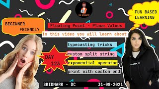 Floating Point - Place Values SKIDMARK DC 31 08 2021 #srinivasthedeveloper#day123 #skillrack #dc