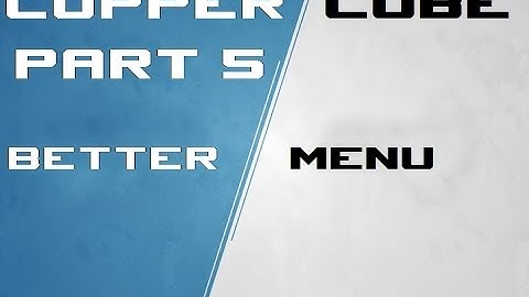 CopperCube 4 animated menu/ better menu