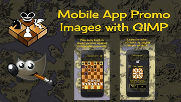 Making Mobile App Promo Images with GIMP