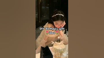 Diy birthday gift idea 💝✨ #shorts #glowup #diy #gift #ideas #bff #aesthetic #viral #trending