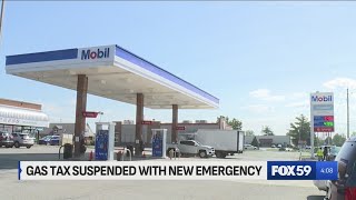 Gas tax suspended with new emergency