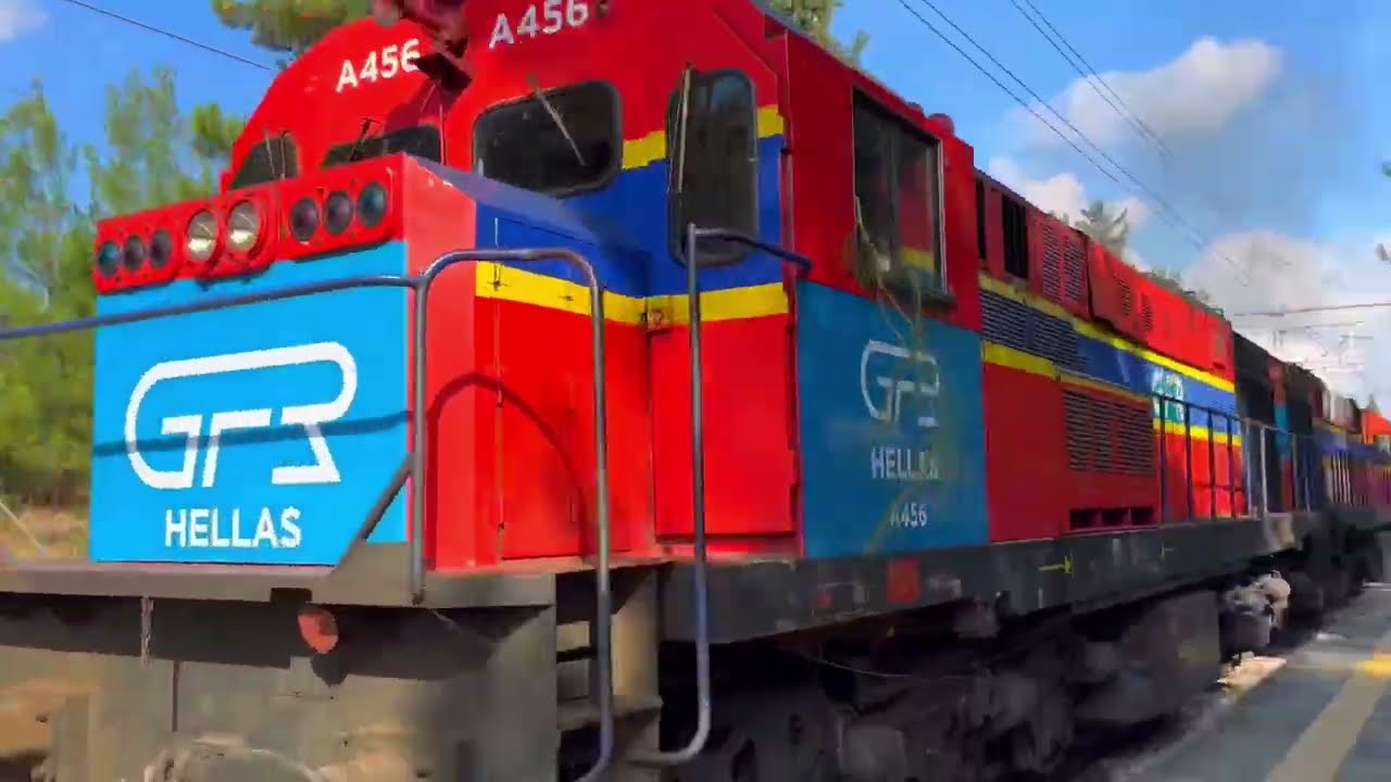 Trains in Greece - November 2022 4K