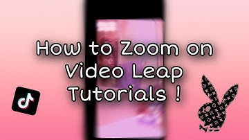 How To Zoom On Video Leap Tutorial
