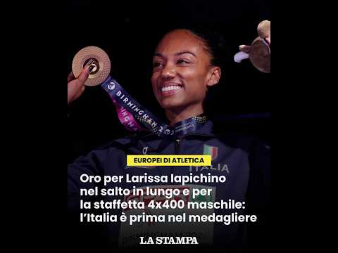 Video EUROPEI DI ATLETICA, ORO per IAPICHINO e la STAFFETTA 4x400 MASCHILE: ITALIA PRIMA nel medagliere
