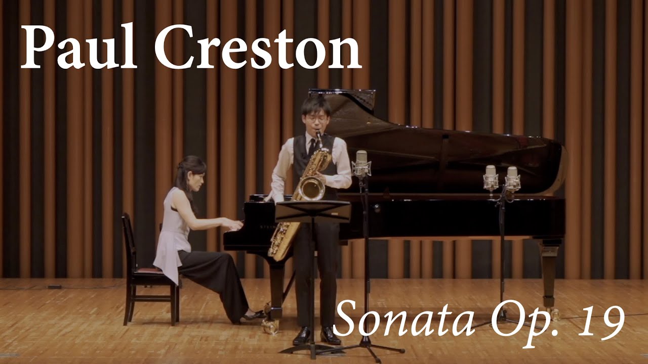 Paul Creston - Sonata Op. 19 for alto saxophone and piano (by baritone saxophone)