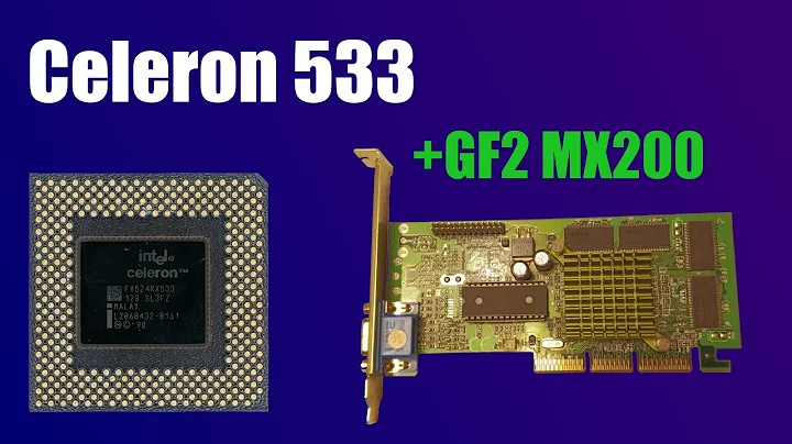 Celeron 533MHzとGeForce 2 MX200を組み立てる | 地金レトロ #3