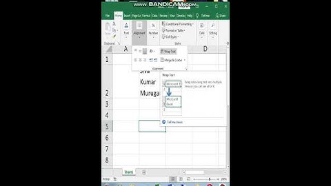Excel Wrap Text usage in Tamil #excel #microsoftexcel #exceltips