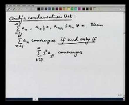 Lecture 14 - Infinite Series II