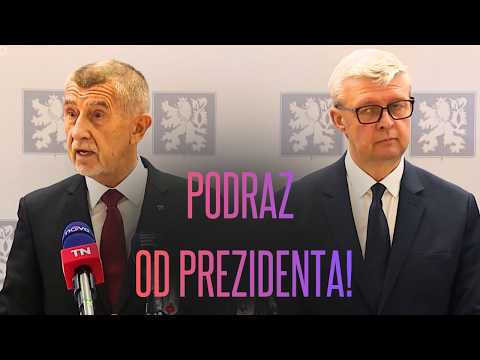 BABIŠ si dělá ze STÁTNÍ kasy BANKOMAT, PREZIDENT říká NE! Válečná SEKYRA opět lítá vzduchem