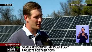 Orania residents fund solar plant projects for their town