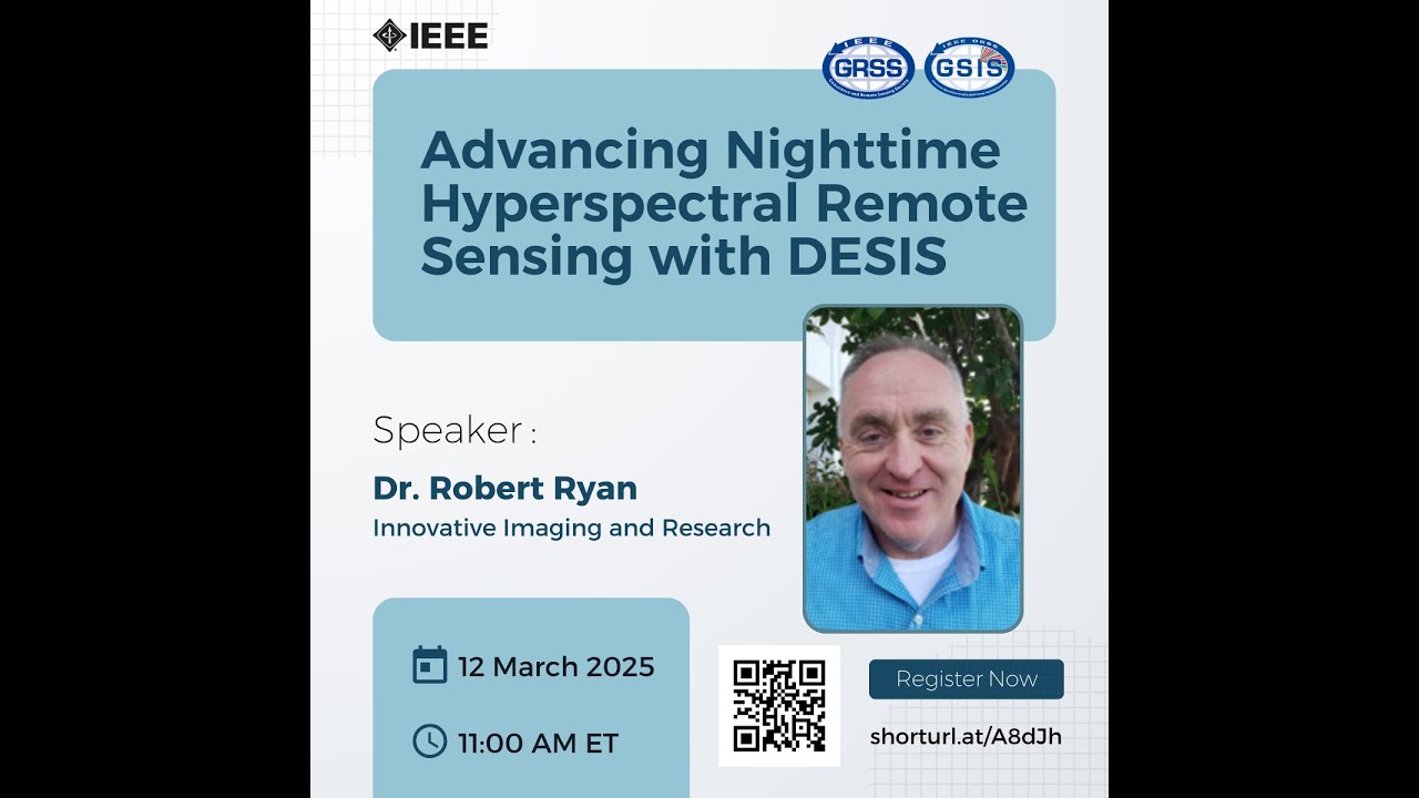 Advancing Nighttime Hyperspectral Remote Sensing with DESIS - YouTube