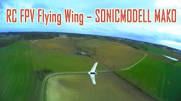 SONICMODELL MAKO – RC FPV Flying Wing Airplane PNP