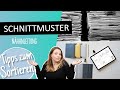 Schnittmuster Aufbewahrung - Meine Tipps und Tricks um einfach Ordnung zu halten