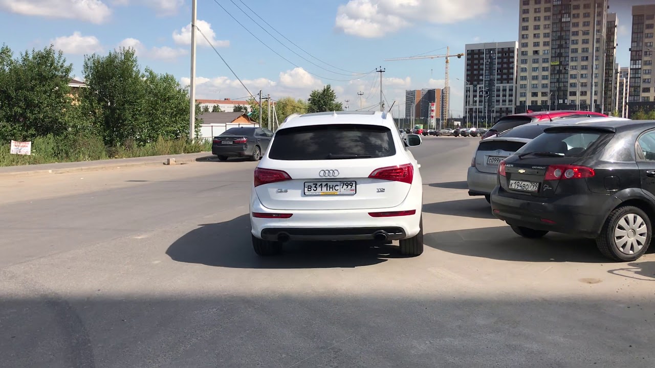 Звук выхлопа 3,0 TDi без задних банок - YouTube