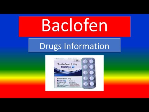 Video: Baclofen - Instruktioner, Applikation, Recensioner