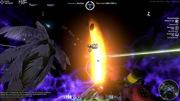 Firefall Open Beta gameplay - Big group Melding tornado PvE Event