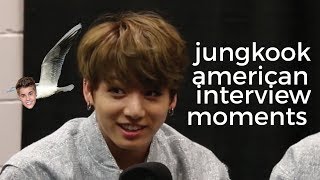 Justin Seagull? - Jungkook American Interview Moments