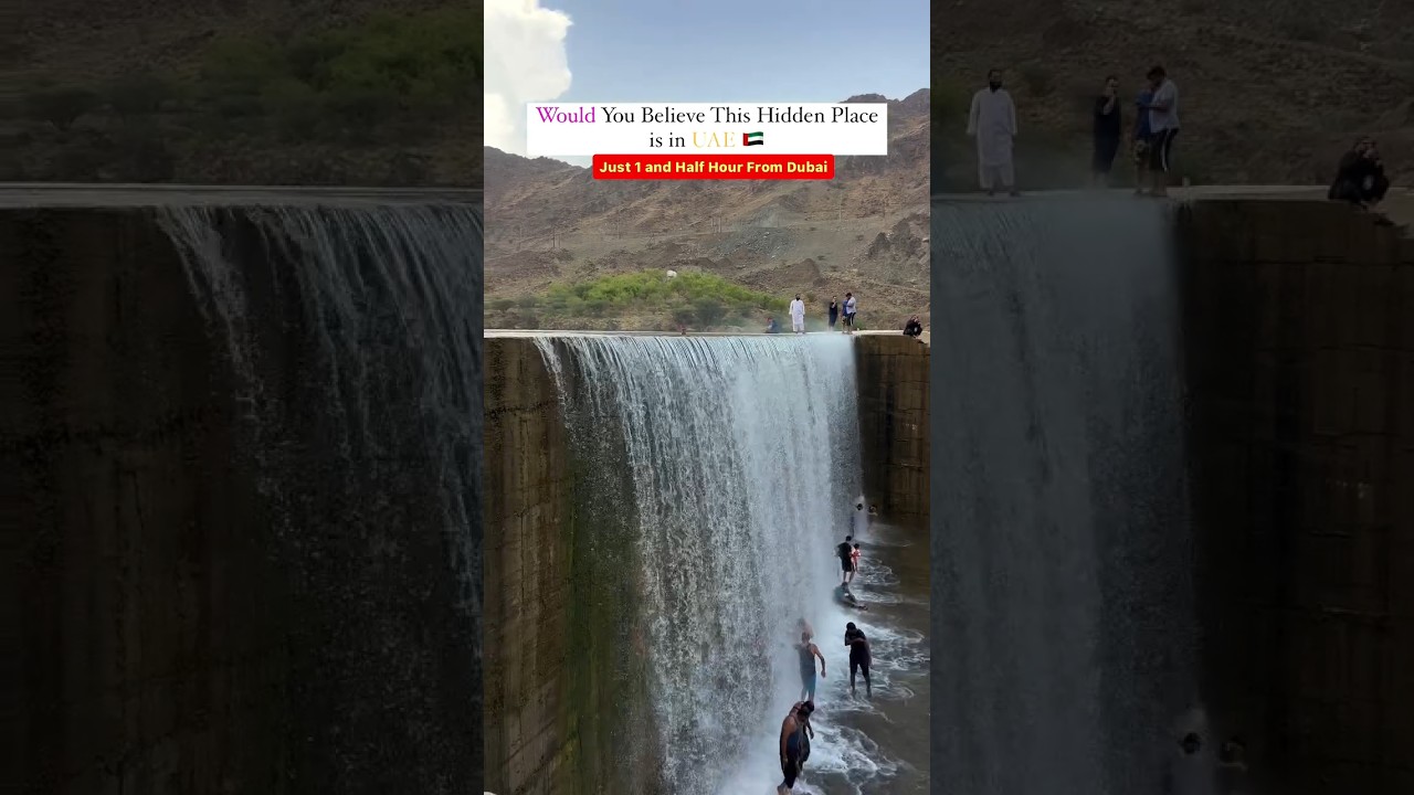 Discover Suhaila Dam in Hatta, just 1.5 hours from Dubai! 🌊✨ This hidden gem is perfect for summer🏖️