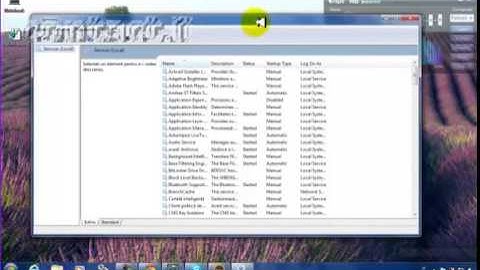 How to deactivate unnecessary services in windows seven