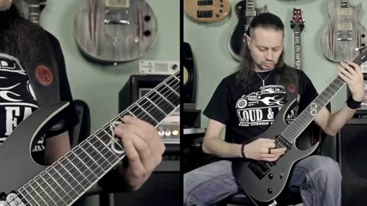 Washburn PX SOLAR 7 – Orange Dual Dark 50 – Torpedo Live - Metal test