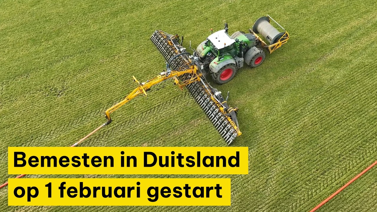 Bemestingseizoen 1 februari begonnen in Duitsland