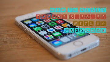 No Passcode Factory Reset  iPhone 5/5c/5S