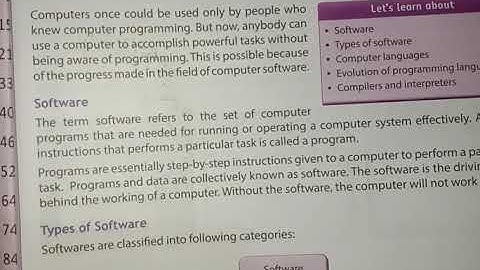Class 6 Computer chapter 1