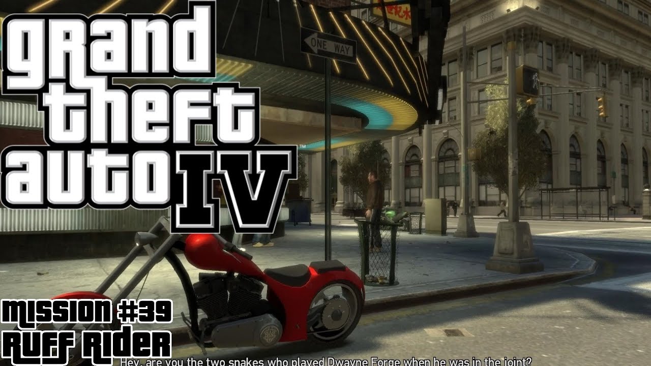GTA IV (PC) Mission #39 - Ruff Rider