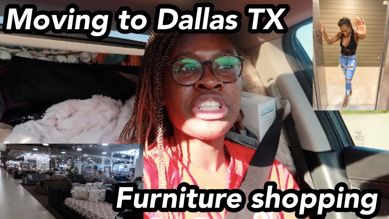 Moved to Dallas TX Vlog | Furniture shopping at Nebraska Furniture Store and more | Everything Teash