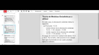 Estadística para medición de Calidad en Procesos (Industria, Manufactura, Alimentos) Estadística para medición de Calidad en Procesos (Industria, Manufactura, Alimentos)
