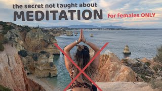 How to MEDITATE for less stress - for FEMALES ONLY