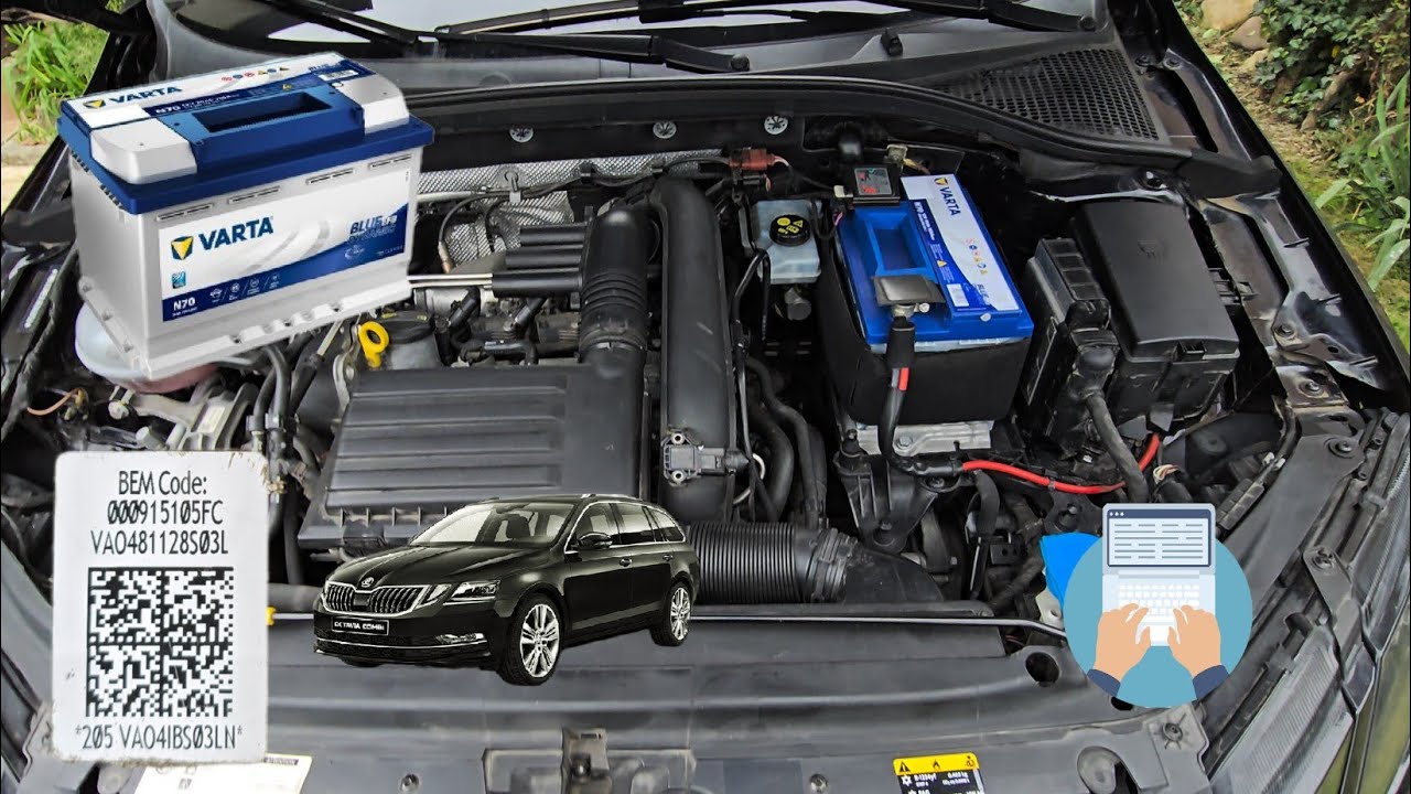 Skoda Octavia III - Car battery replacement & Coding
