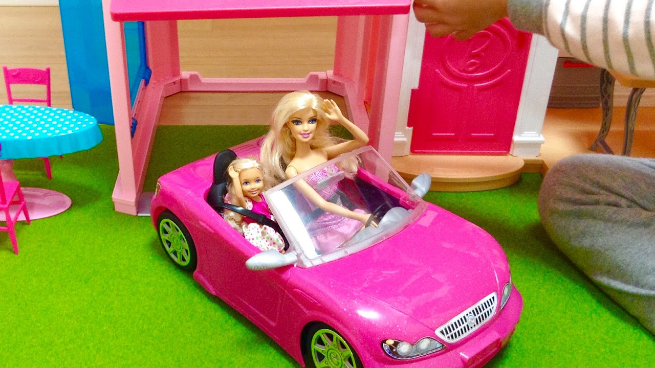 バービー人形 &車 Barbie Glam Convertible , Barbie Dreamhouse Car Garage